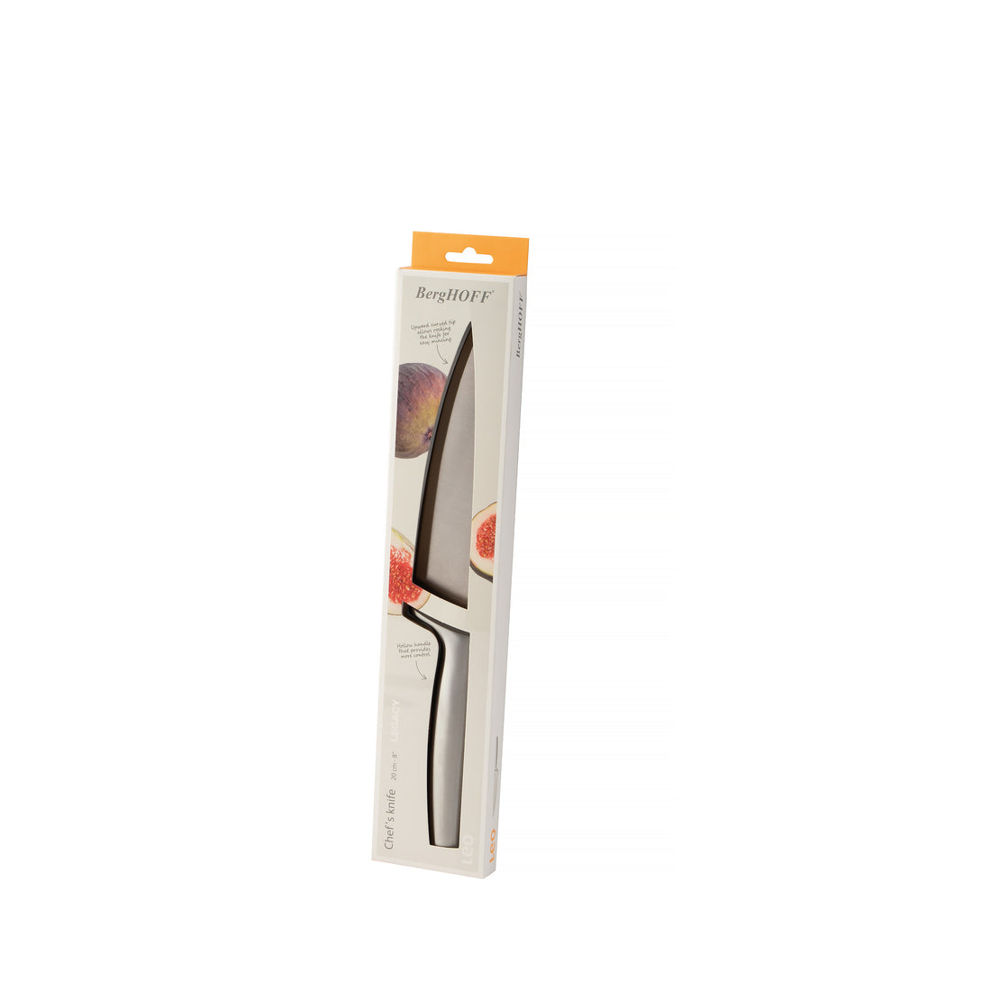 BergHOFF Chef's Knife 20cm - Legacy Series Stainless Steel with Hollow Handle and Ergonomic Grip