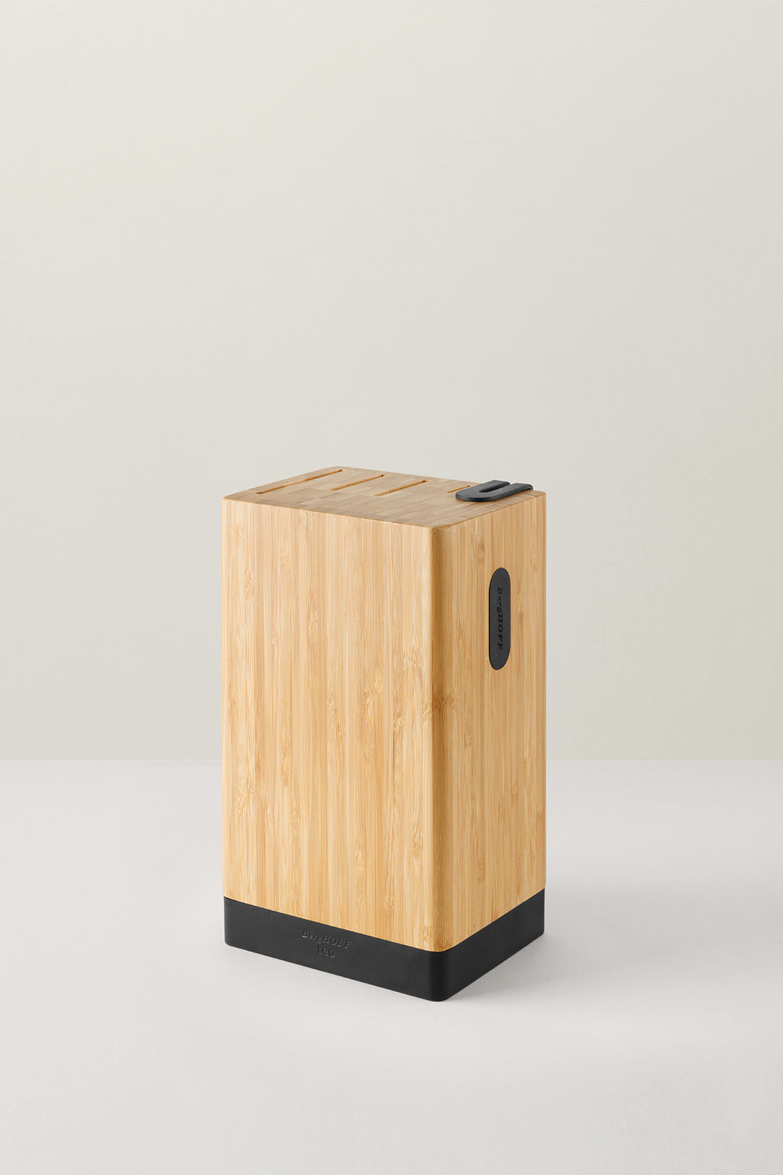 BergHOFF 5-Piece Knife Block - Graphite Series with Asian-Inspired Knives, Sharpener and Magnetic Side