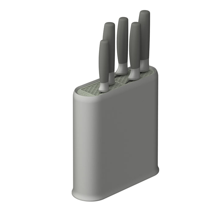 BergHOFF 6-Piece Knife Block Set - Balance Series with Recycled Plastic and Two-Tone Insert