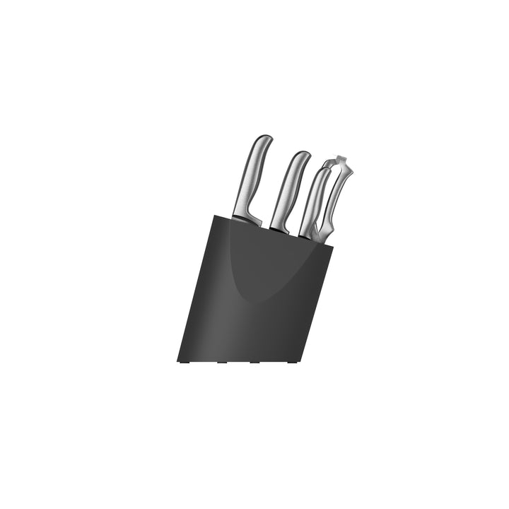 BergHOFF 8-Piece Knife Block Set - Frame Series with Hand-Sharpened Blades and Ergonomic Soft-Grip Handles