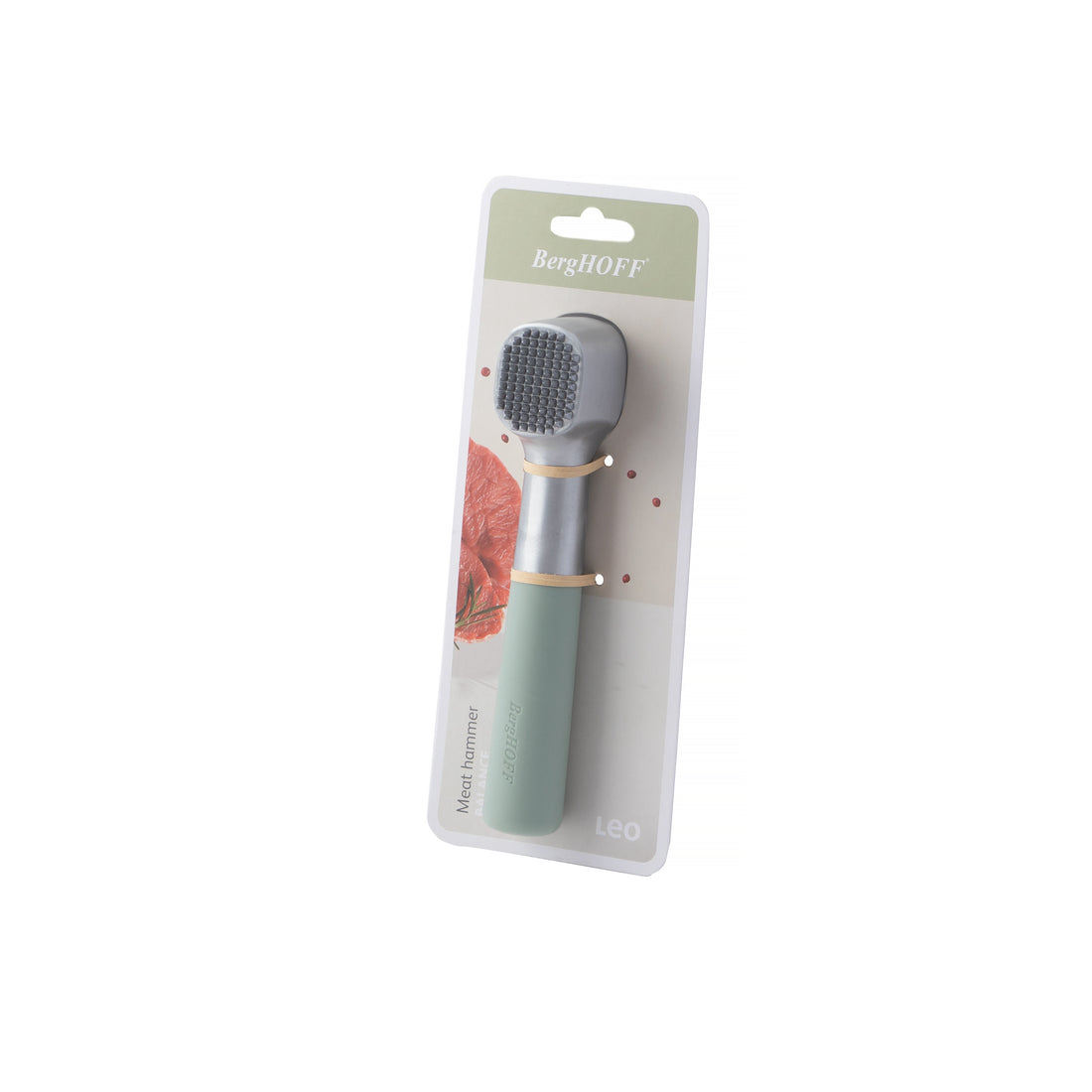 BergHOFF Meat Hammer - Balance Series Dual-Sided Tenderizer and Flattener with Comfortable Grip